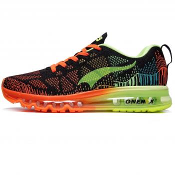 Onemix Outdoor Running Shoes Herren – 3D Knit Air Max Flyknit, leichtes Walking
