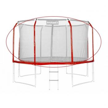 Červená sada krytů pružin a rukávů pro trampolínu 366 cm