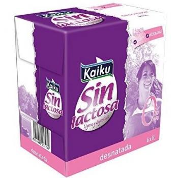 Kaiku UHT Leche Desnatada Sin Lactosa