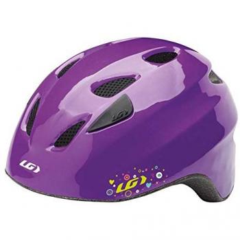 Louis Garneau 2017 Youth Bike Helmet – Purple, Fully Adjustable, Ventilated