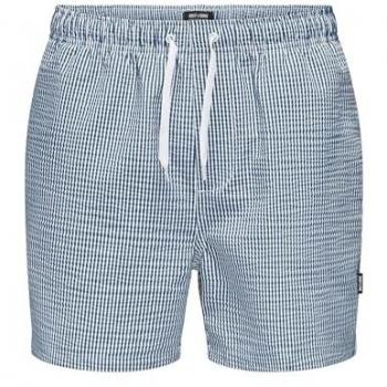 Hellblaue Badehose mit elastischem Bund