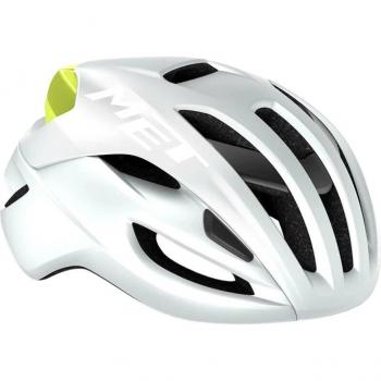 Casco MET Rivale MIPS Limited Edition Blanco Amarillo, Talla S