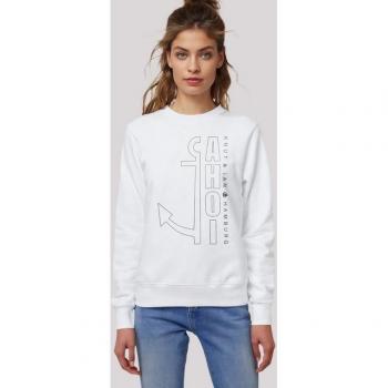Damen Sweatshirt Ahoi Anker Outlines von F4NT4STIC