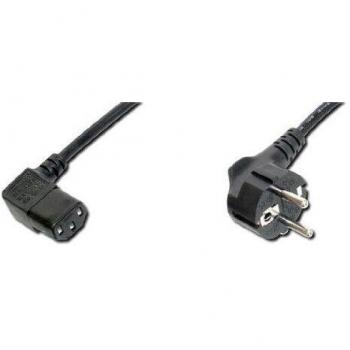 Assmann DIGITUS Netzkabel CEE 7/7 C13 Typ-F St/Bu 90 Grad gewinkelt 1,8 m