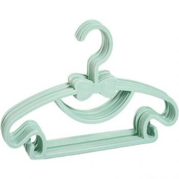 Colgador de ropa de bebé, perchero de plástico portátil con soporte a prueba de viento, ideal para niños, opción de 5 o 10 unidades