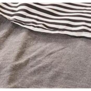 Tops de gasa doble pieza + chaleco de algodón, ropa informal maternidad 5XL