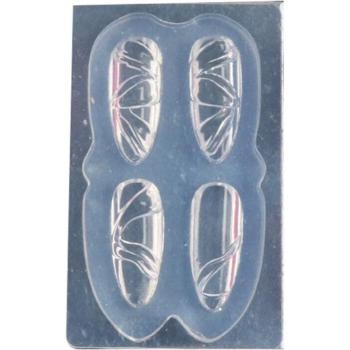 Herramienta de Moldeo Uñas Silicona Lazo Animal DIY