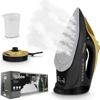 ZEEGMA Ironee – Fer à vapeur sans fil, jet vapeur horizontal/vertical, 2600 W, anti‑calcaire