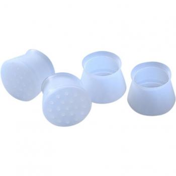 Tampons protecteurs de sol pour meubles en silicone, version antidérapante
