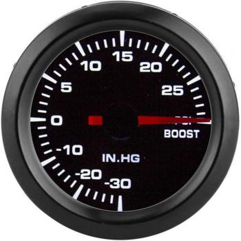 12V Digital Vacuum Gauge 2in Boost Meter -30 to 30PSI with White Light