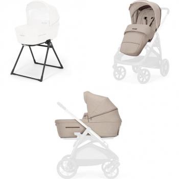Inglesina Silla de Paseo Aptica con Capazo y Mosquitera Trilogy Beige