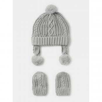 Kit Mayoral 9.666 Grigio Cappello e Guanti