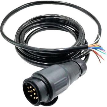 Cable Conector Redondo 13×7 12V