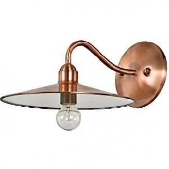 Netlighting Cantina 1 Light Indoor Dome Wall Light Copper E14