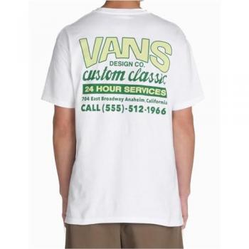 Vans Herren T-Shirt Weiß mit Shop Front Design