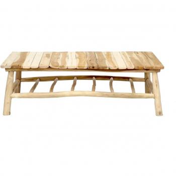 Bazar Bizar Table Basse Teck Naturel 120cm