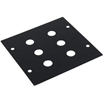 Omnitronic 2HE Audio Modul mit 6 Klinkensteckern 88x88mm