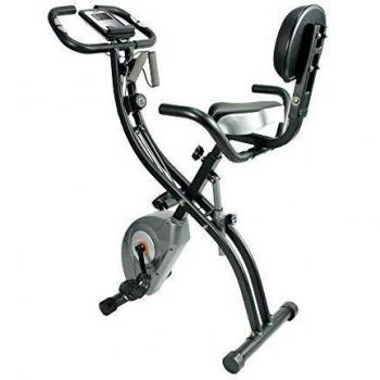 ATIVAFIT Foldable Exercise Bike with Heart Rate Sensor
