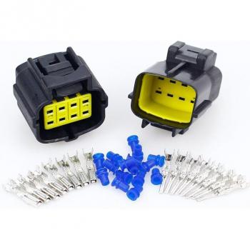 Conjunto de Conectores Eléctricos para Coche y Camión con 1/2/3/4/6/8/10/12/16 Clavijas