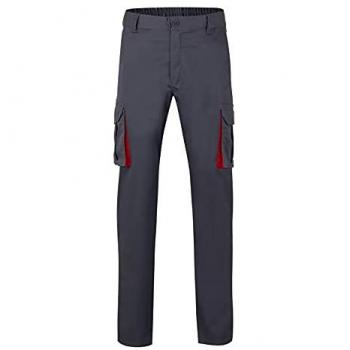 Estilo Bicolor Stretch T-48 Gris/Rojo