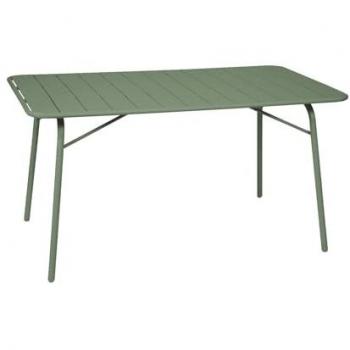 Amelia 140 cm Portable Garden Table – Green, 4 Seats