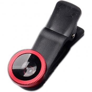 Accessoire photo 3-en-1 pour smartphone avec lentille macro et grand angle
