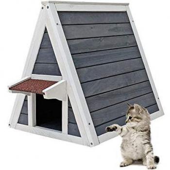 Maisonnette pour chat en bois 51 x 50,5 x 48,5 cm