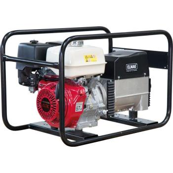 SEB 7500WD‑AVR/20 Elmag Stromerzeuger inkl. Abgasrohr