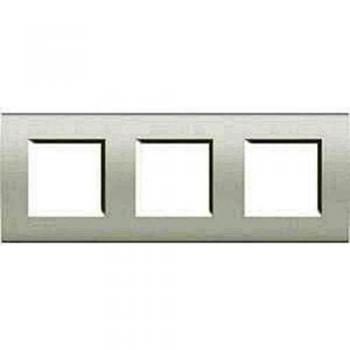 Bticino Livinglight Placa 2x3 Módulos Blanco LNA4802M3BI