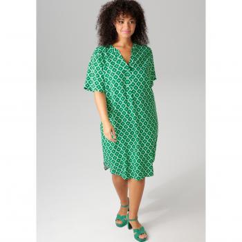 Aniston PLUS Blusenkleid, trendiger Stoff