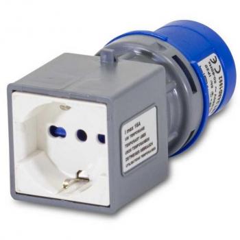 Adattatore 16A CEE con Schuko