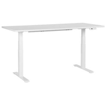 Ergonomic Electric Standing Desk White Finish 180 x 72 cm