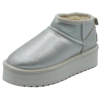 Stivale Platform Eleganza in Pelle Scamosciata