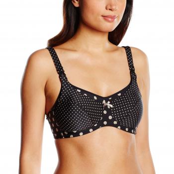 Anita Maternity Still-BH a Pois, Reggiseno Donna, Nero, 70E