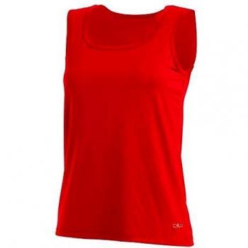 CMP Damen Stretch-Jersey-Tanktop, Campagnolo F.LLI, Campari, Größe 42 (D)