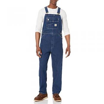 Carhartt Loose Fit Blu Salopette Denim 32