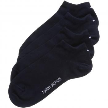 Tommy Hilfiger TH Children Sneaker 2P Calcetines de Ribetes de Punto Elástico, Azul
