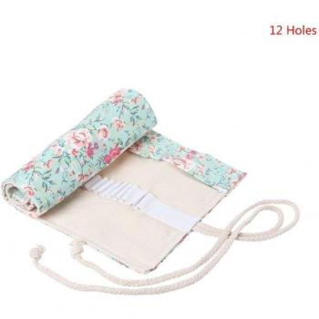 Floral Print Pen Case Holder