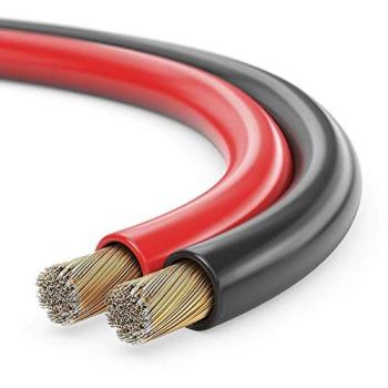 Sonero 10m Lautsprecherkabel, 4mm², CCA, Rot-Schwarz