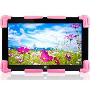 Tablet PC Silicone Gel Case for 10 to 12 (PINK)