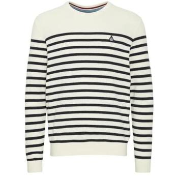Herren‑Strickpullover FQ1924 „FQKyle“ XXXL rot – Cloud Dancer Edition, 100 %