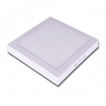 Plafonnier LED 18 W Carré Lumière Naturelle Blanche Chaude Froid P2