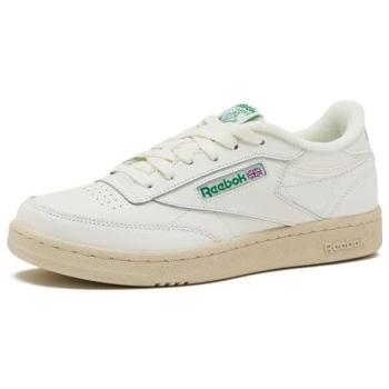 Reebok Club C Kids’ Beige Leather Sneaks – 3.5
