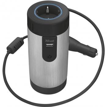Trust Urban 230 V Fahrzeugsteckdose – 150 W Wechselrichter, Grau