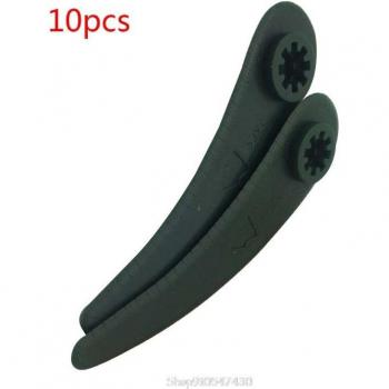 10pcs Plastic Lawn Mower Blades for Bosch ART 26-18 23-18 Li O07 20