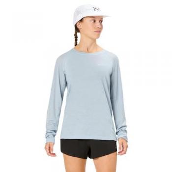 Maglia A Maniche Lunghe NNormal Merino Azzurro Donna