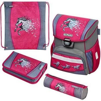 Power Horse Schulranzen Loop Plus, Herlitz Modell 50020508 – 1 Stück