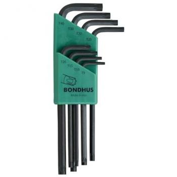 Set de 8 llaves en L TORX® con puntas largas T9-T40