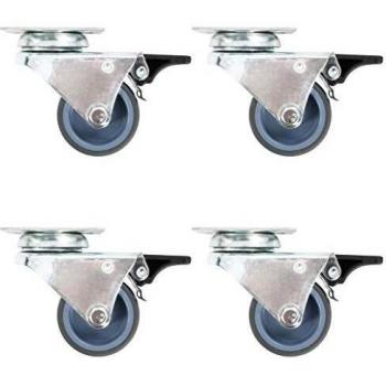 Twin-wheel Swivel Casters 50 mm, Set of 32, Vidaxl