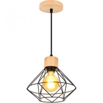 Cintura di luce in metallo & legno “Soggiorno Vintage”